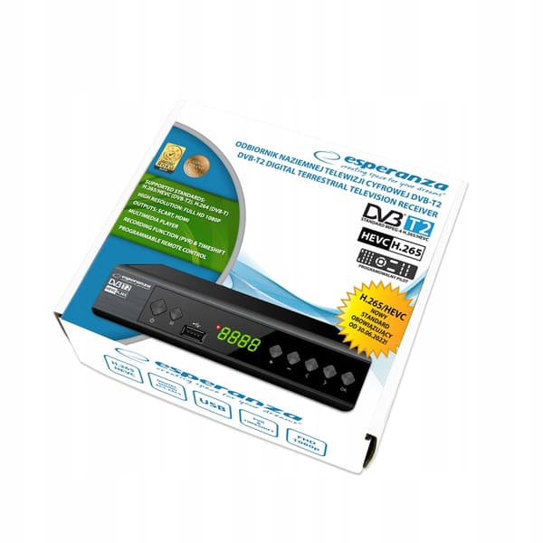 JORDBUNDET TV-TUNER DEKODER DVB-T2 FULL HD HDMI USB