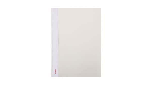 HÅRD INDBINDINGSMAP A4 PVC HVID UDBINDING (20) 6479