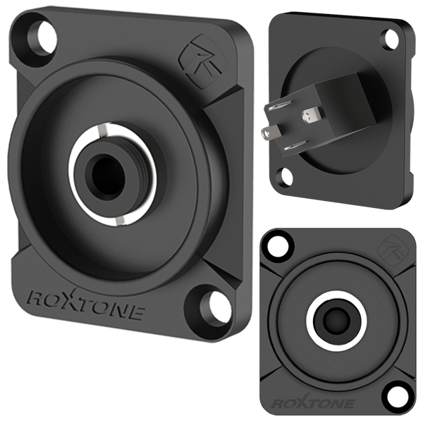 Mini stereo jackstik 3.5 mm Roxtone RMJ3FD-B