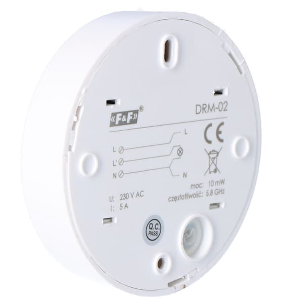 360-graders mikrovågsrörelsesensor DRM-02