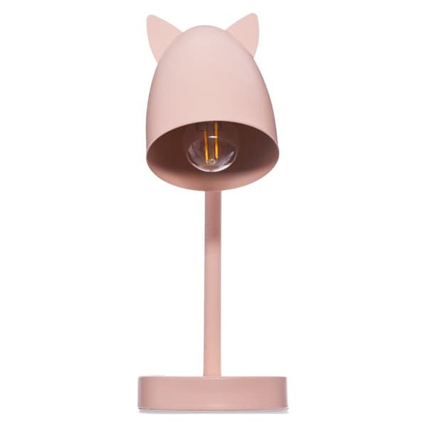 Rosa skrivbordslampa för barn