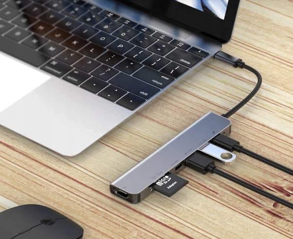 Adapter 7-i-1 HUB USB-C HDMI SC-USH85
