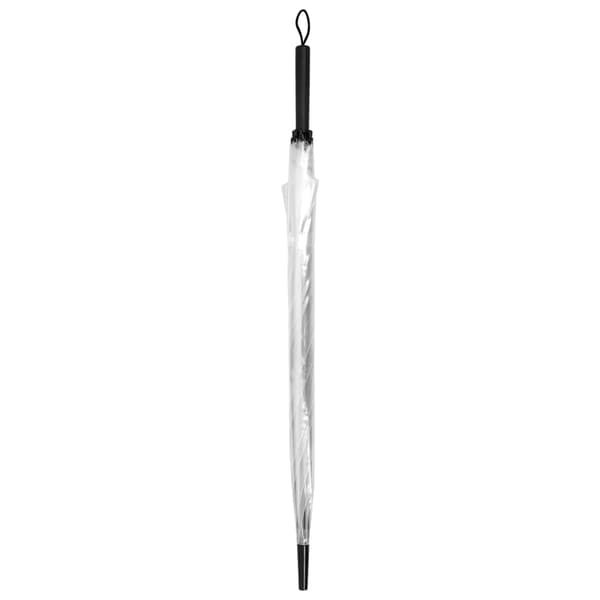 vidaXL Läpinäkyvä sateenvarjo, 107 cm