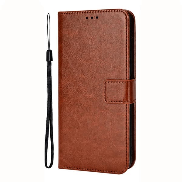 HTC U23 Pro Pung Flip Etui, Brun
