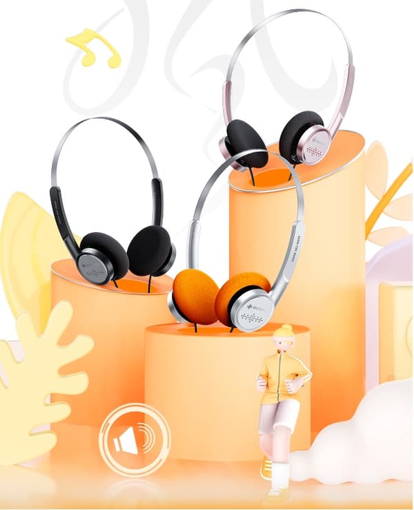 FiiO SNOWSKY WIND - sort - Hovedtelefoner i retro-stil