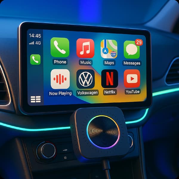 K BOX LED Carplay Android Auto -sovitin