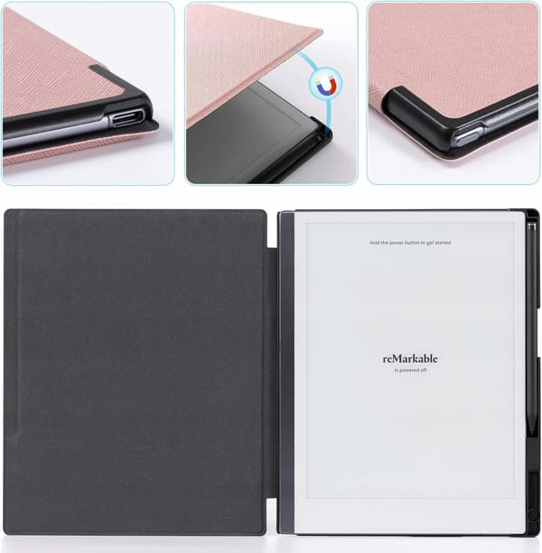Det letteste magnetiske etui til reMarkable 2 - pink