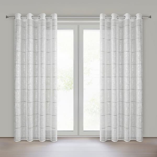 KATY gardin silvertryck 140x250 cm
