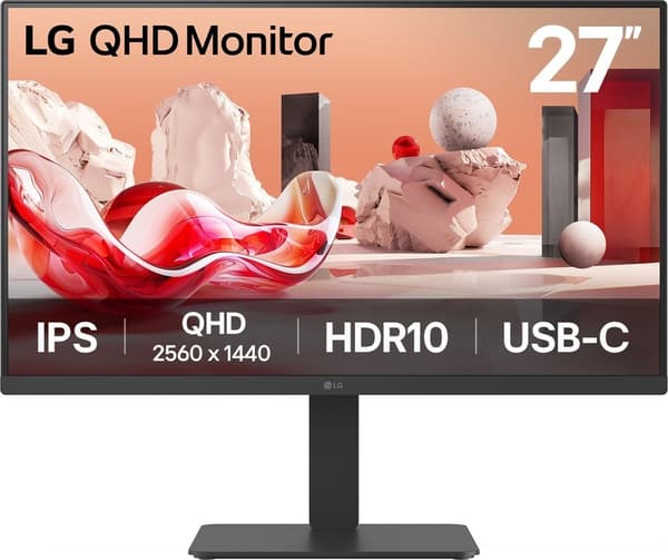 Näyttö 27” LG 27BA65QB-B