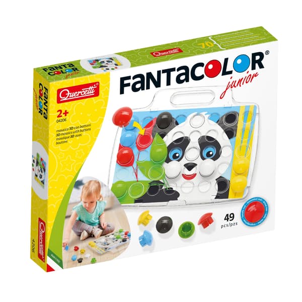 Quercetti. Pixel Mosaic Junior Basic. 40 bitar