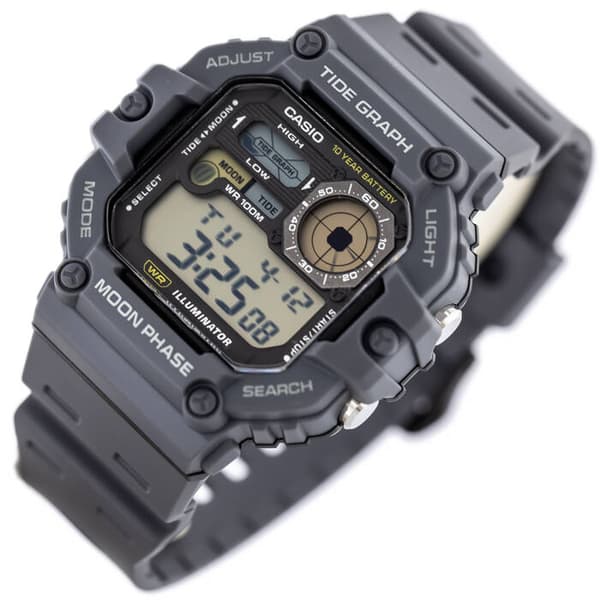 Herreklocka CASIO Digital Månfase WS-1700H-8AV + Låda