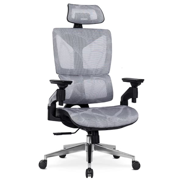 MARTIN Ergonomisk Drejelig Kontorstol, Moderne Grå