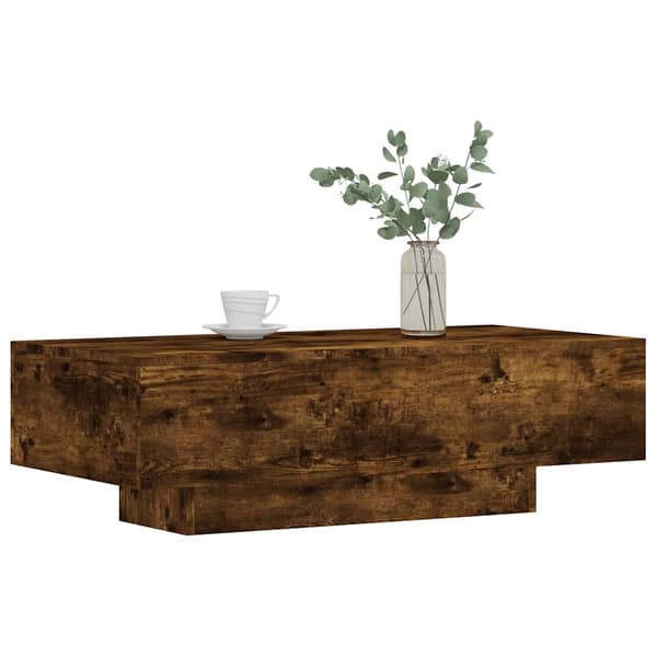vidaXL sofabord røget eg 100x49,5x31 cm