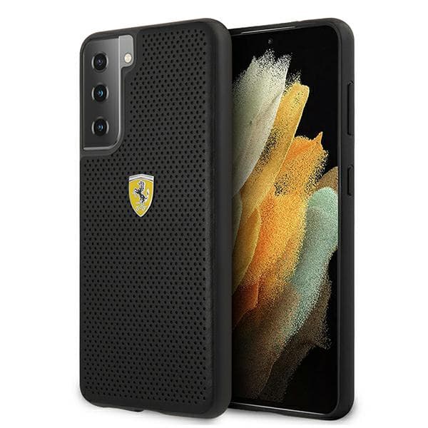 Ferrari-cover til Galaxy S21+, sort