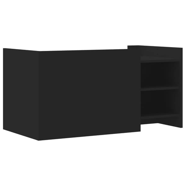vidaXL sofabord, sort, 100x50x50 cm, træbaseret materiale