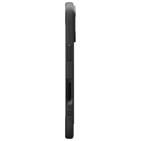Spigen Rugged Armor MagSafe -kotelo iPhone 17:lle, musta