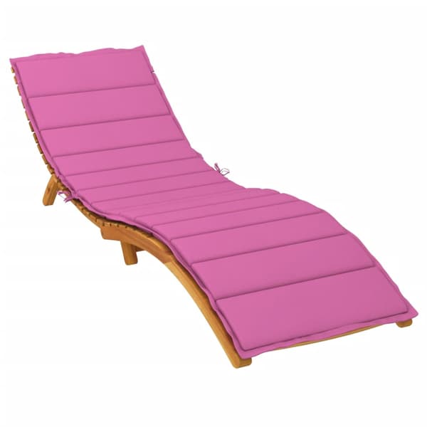 vidaXL Solstolsdyna, rosa, oxfordtyg