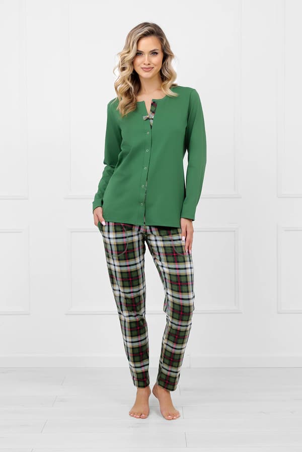 Asama dampyjamas långärmad, långbyxor M