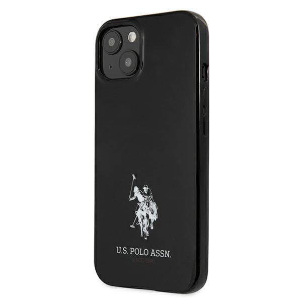 US Polo Horses Logo-cover til iPhone 13 mini, sort