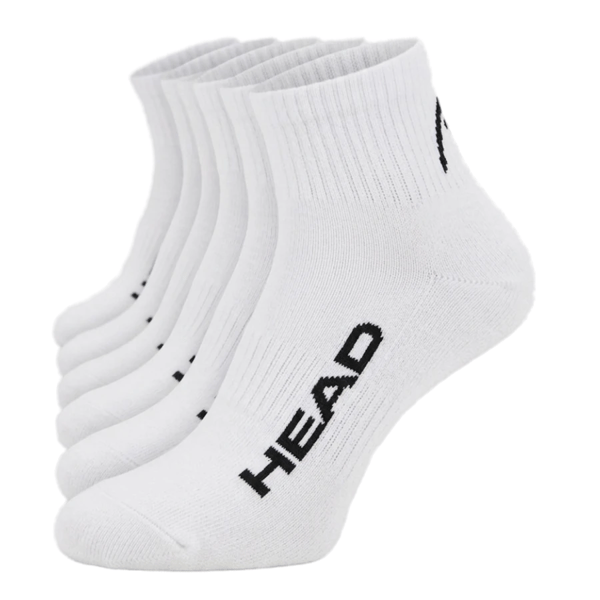 Head Multisport Active 6-pakkaus Valkoinen/Musta 43-46