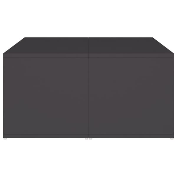vidaXL Soffbord, set om 4, grå, 33x33x33 cm