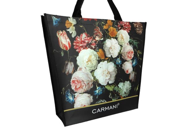 Trapetsväska - Barockblommor (CARMANI)