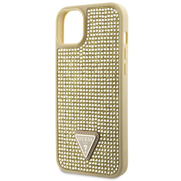 Guess Strass Triangelfodral till iPhone 14 Plus, Guld
