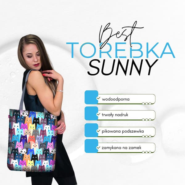 SUNNY canvasväska - Meow