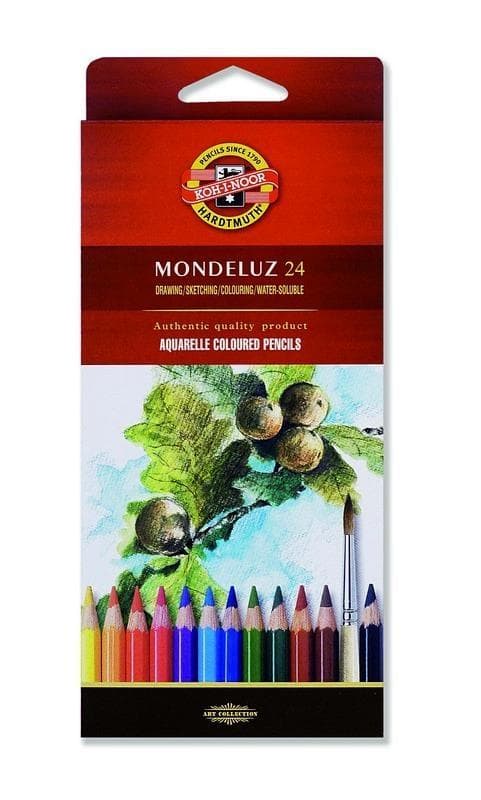 Mondeluz farveblyanter 24 farver