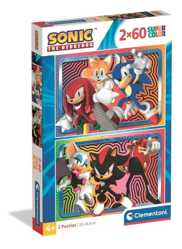 Palapeli 2x60 Super Color Sonic