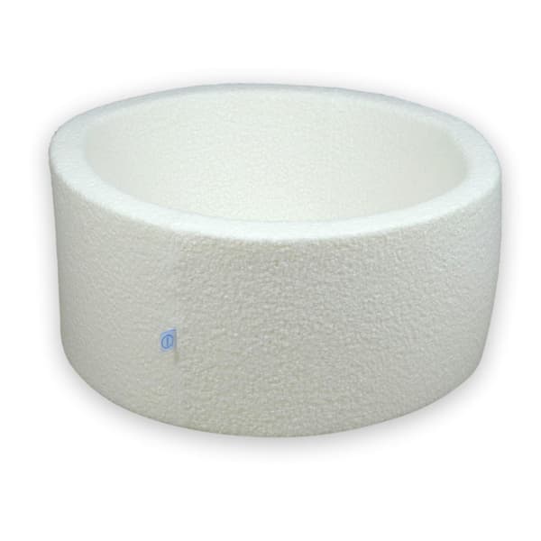 Tør pool 90x40 Boucle Hvid uden bolde