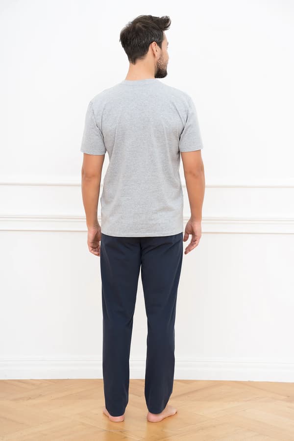 Alcest herrpyjamas kortärmad, långbyxor L
