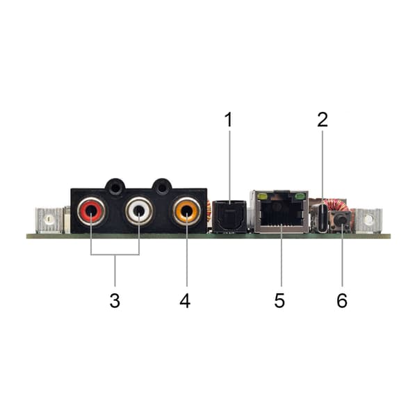 Arylic UP2STREAM HD DAC kort DIY streamer DAC forforstærker