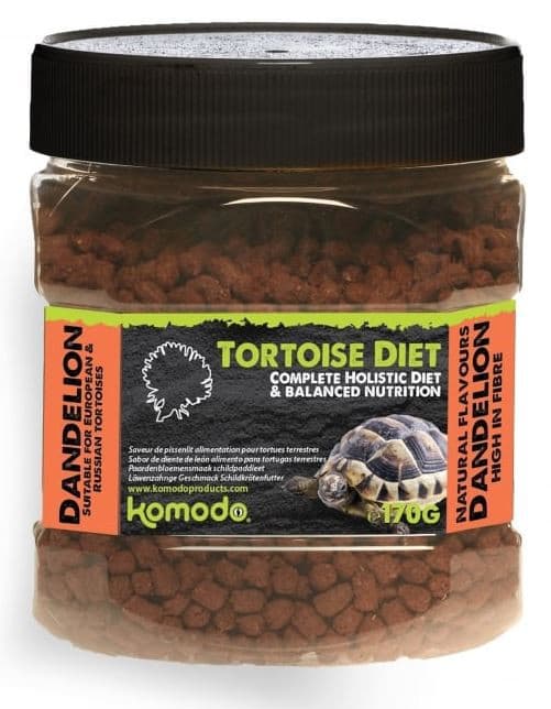 Komodo Tortoise Diet Mælkebøtte 170g - foder til skildpadder