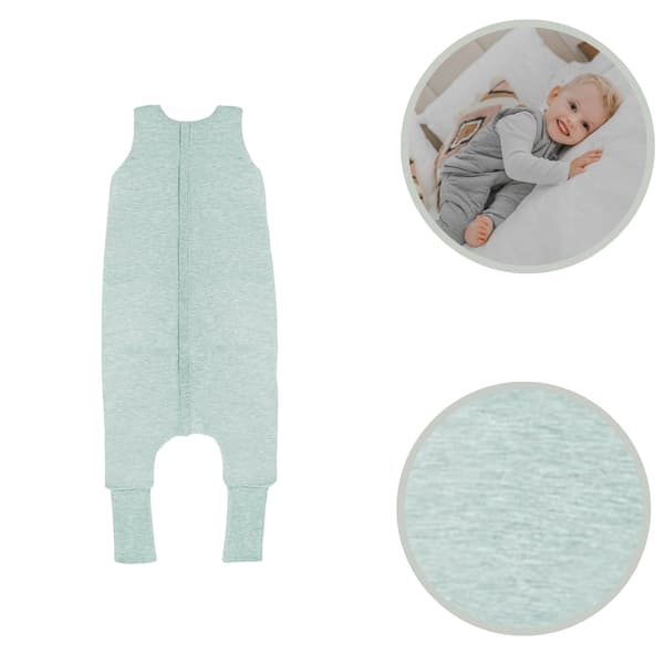 Sovsäck med ben S (1-2 år) Mintgrön