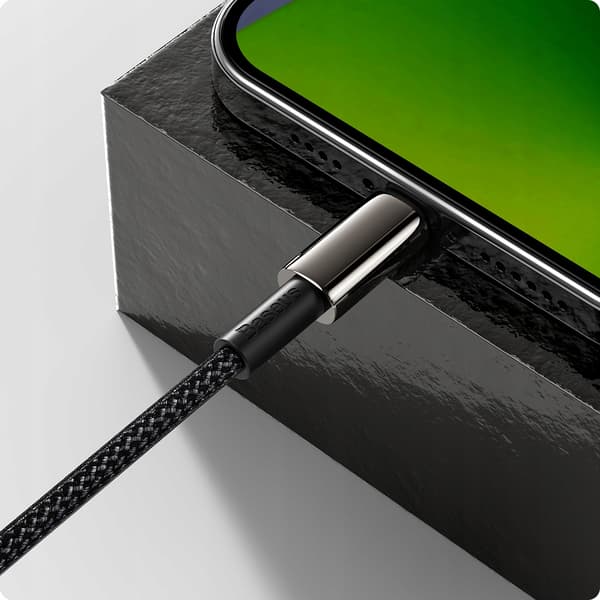 Baseus Tungsten PD USB-C - Lightning-kaapeli 2,0 m Musta 20W