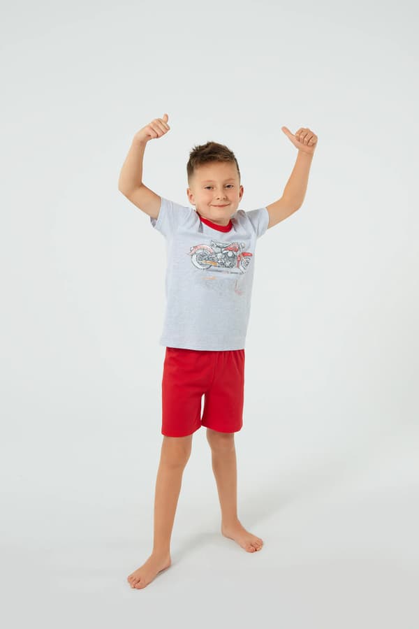 Junak pojkpyjamas, kortärmad, korta byxor, 4 år