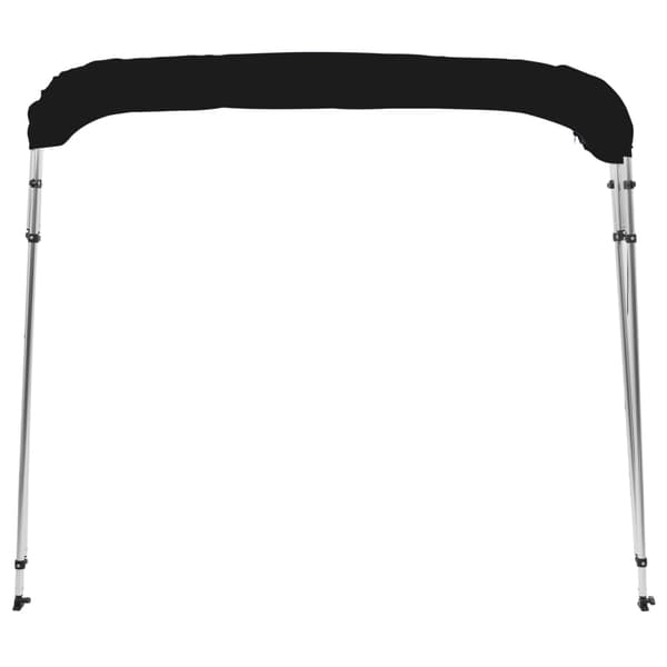 vidaXL Bimini-top til både, 4 stævner, sort, 243x244x137 cm