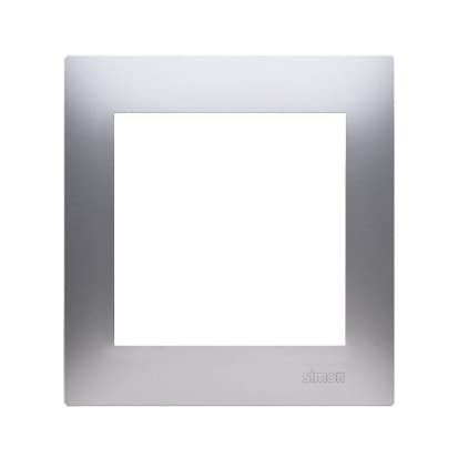 Enkel universalram IP20 / IP44, matt silver Simon54