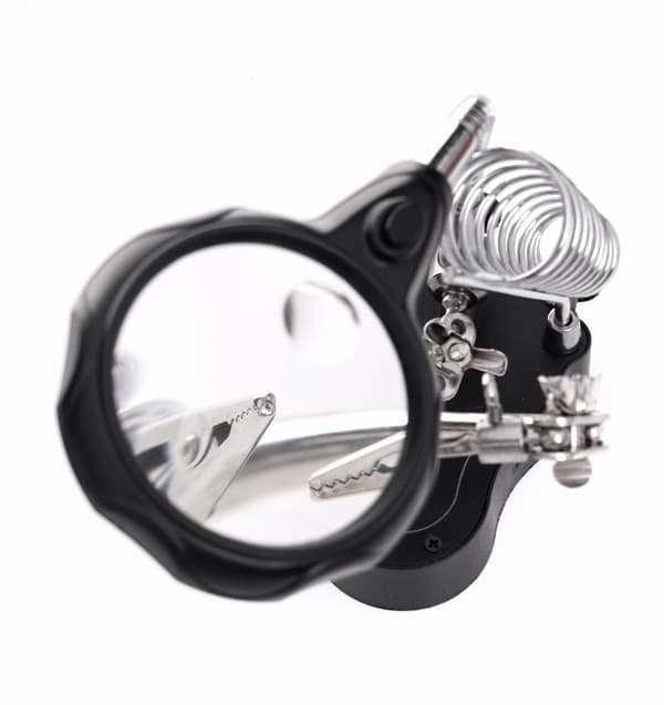 Tredjehånds - loddeforstørrelsesglasholder KD10455