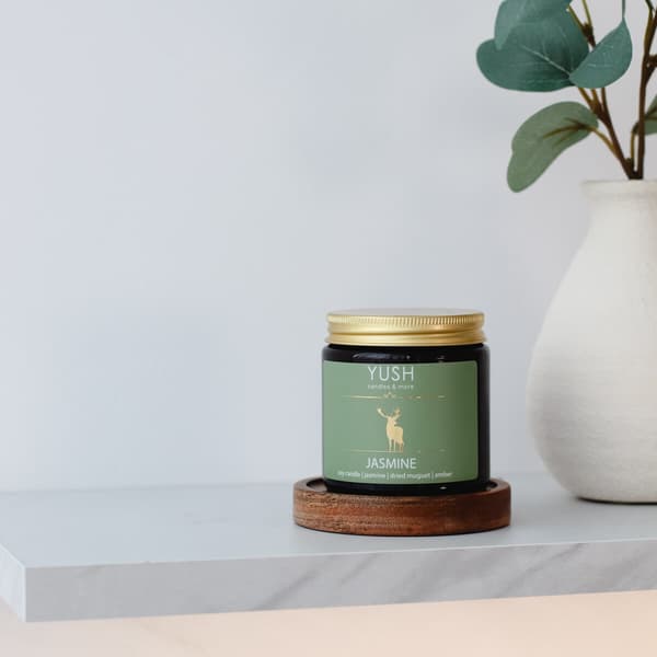 Jasmin - JASMIN DUFTLYS MED SOJA - YUSH - 180ML