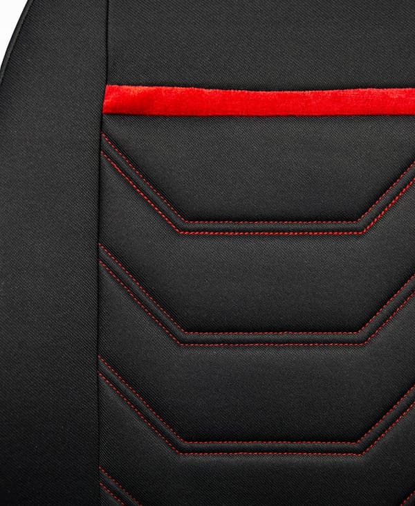 Comfort Plus bilsätesöverdrag SET RÖDA
