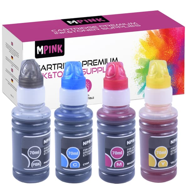 4x bläckpatroner för Epson E106CMYK GP