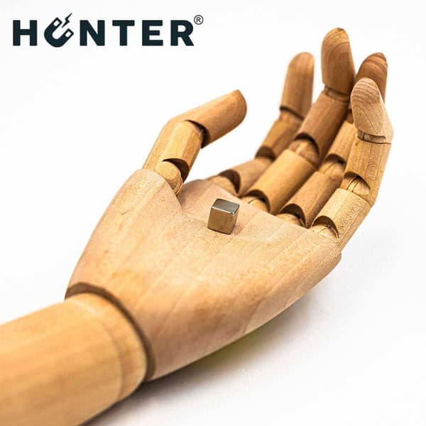 NEODYMMAGNET 10x10x10 mm STRONG Platta, Rektangulär, HUNTER