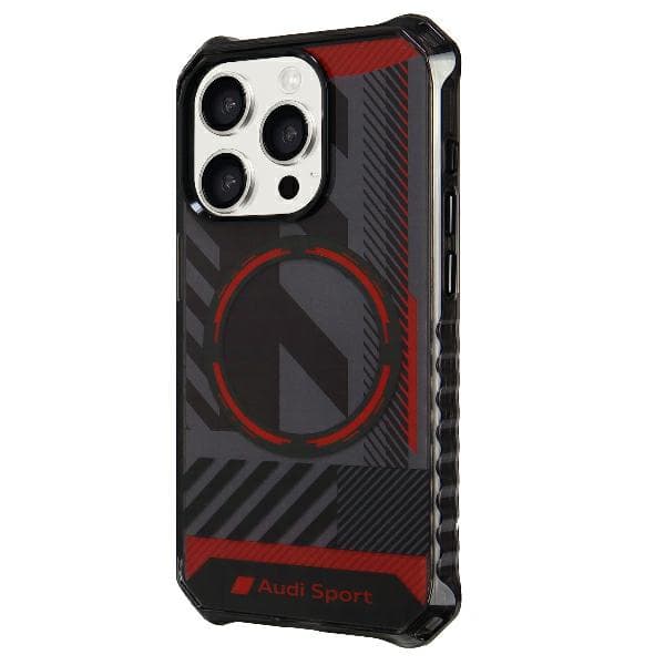 Audi IML Sport MagSafe-etui til iPhone 15 Pro Max, sort