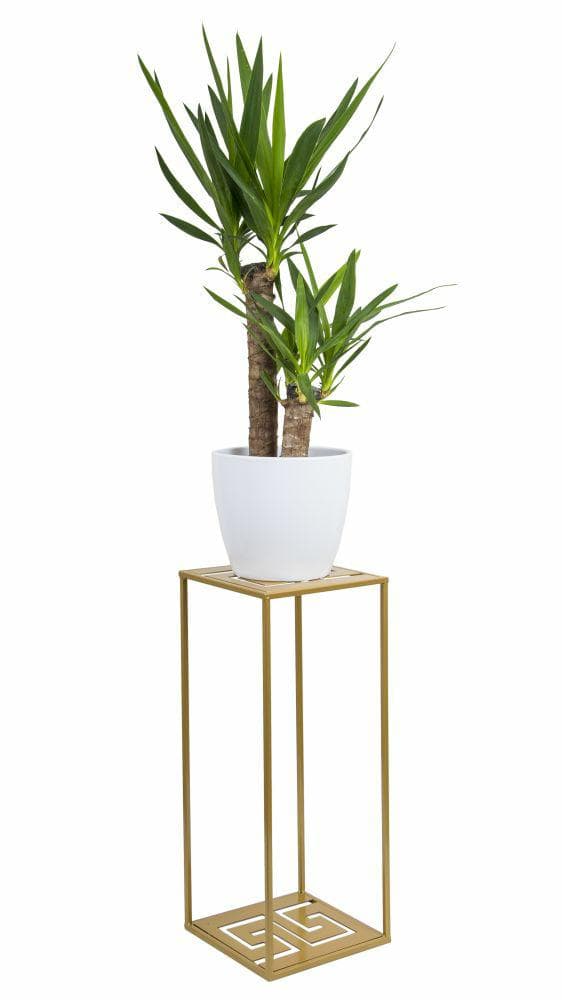 Modernt stående blomsterställ 60 cm guld