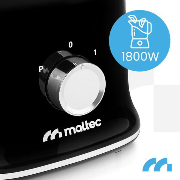 MalTec BL1800W blender med kande + tilbehør