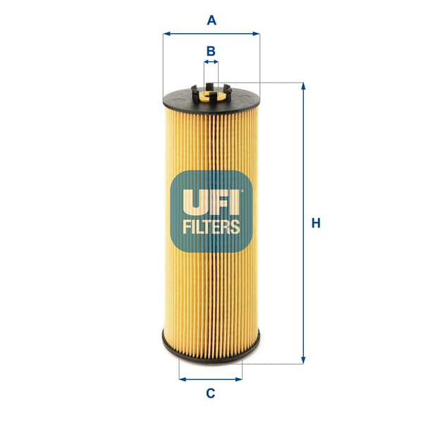 UFI 25.019.00 UFI OLIEFILTER