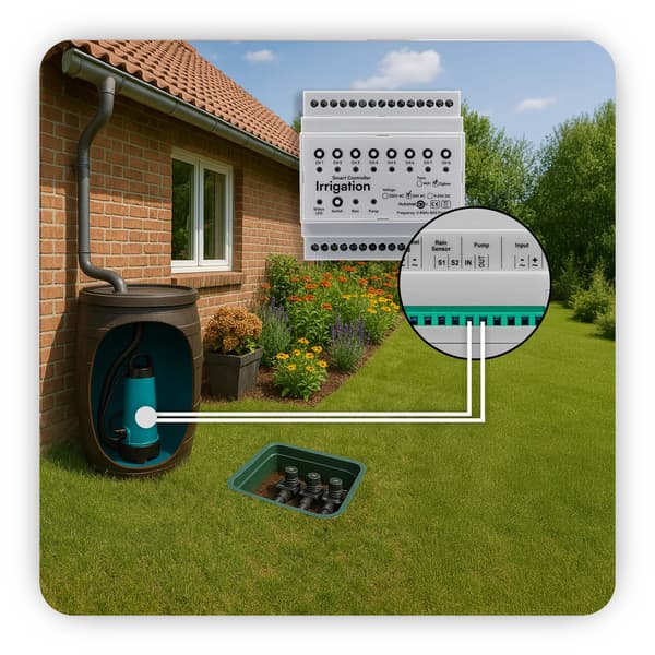 Tuya 8-stations Zigbee CH8ZN vandingscontroller