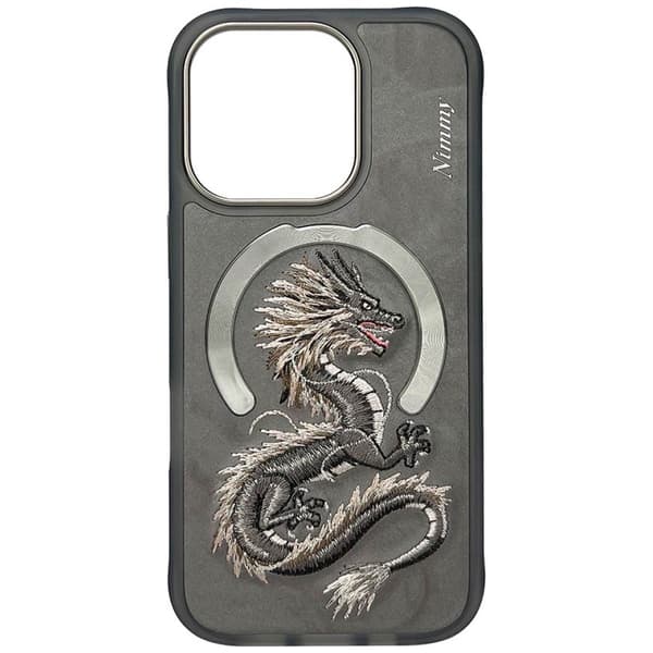 Nimmy Dragon MagSafe-etui til iPhone 16 Pro, grå